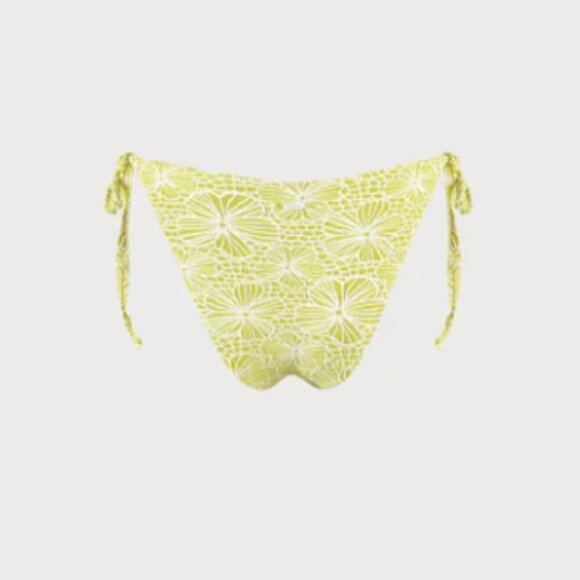 BERLOOK Floral Jacquard Tie Bikini Bottom ONLY 43 - Picture 8 of 10